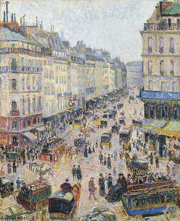 The Rue Saint-Lazare, bright weather, 1893. Creator: Pissarro, Camille (1830-1903).