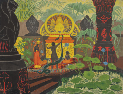 Voodoo Temple or The Snake Charmer, 1901. Creator: Ranson, Paul Elie (1864-1909).