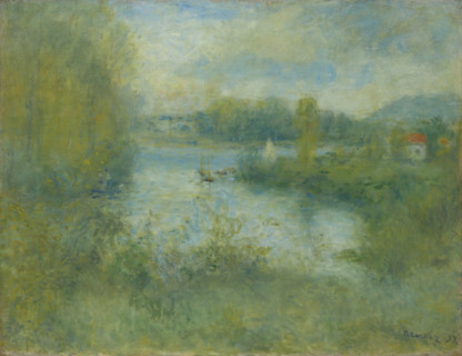Small arm of the Seine at Argenteuil (Petit bras de Seine à Argenteuil), 1873. Creator: Renoir, Pierre Auguste (1841-1919).