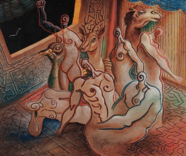 La partenza della colomba (The departure of the dove), 1930. Creator: Savinio, Alberto (1891-1952).