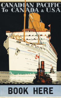 Canadian Pacific, to Canada & U.S.A, 1933. Creator: Shoesmith, Kenneth Denton (1890-1939).