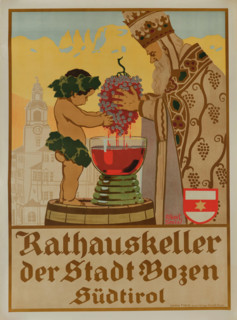 Town Hall Cellar of the City of Bolzano - South Tyrol, 1922. Creator: Stolz, Albert (1875-1947).
