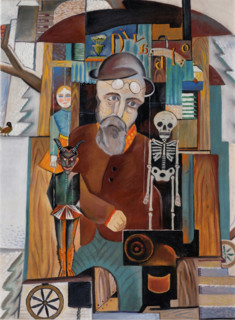 Puppeteer, 1921. Creator: Styrsky, Jindrich (1899-1942).