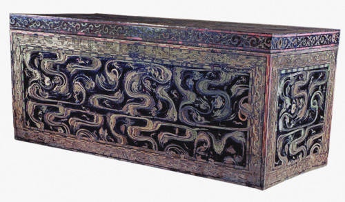 Black outer coffin, Tomb 1 at Mawangdui, Changsha, 2th century BC. Creator: The Oriental Applied Arts.