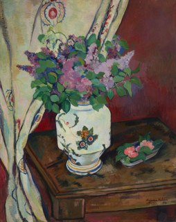 Lilacs and camellias, 1936. Creator: Valadon, Suzanne (1865-1938).