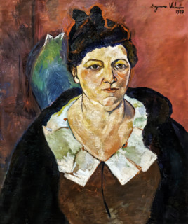 Portrait of Lucie Valore (1878-1965), wife of the painter Maurice Utrillo, 1937. Creator: Valadon, Suzanne (1865-1938).