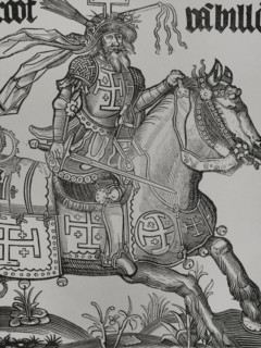 Godfrey of Bouillon, (1060-1100), military leader during the First Crusade, 15th century (1877).  Creator: Unknown.