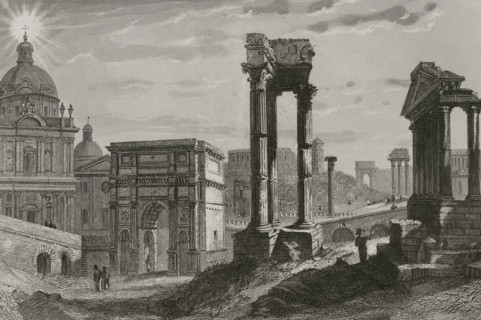 Rome, Italy, 1852.  Creator: Antonio Roca Sallent.
