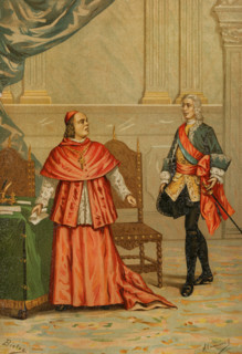 Fired of Cardinal Alberoni, 1719, (1891).  Creator: Unknown.