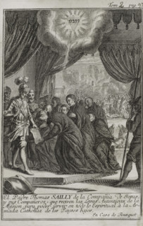 'Father Sailly and his Companions receiving the Authentic Letters of the Mission..., 1748.  Creator: Unknown.