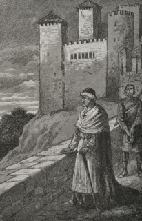 Pope Luna in the castle of Peniscola...in 1411 until his death..., 1890. Creator: Unknown.