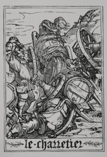 The Waggoner from "The Dance of Death", 1547, (1877).  Creator: Unknown.