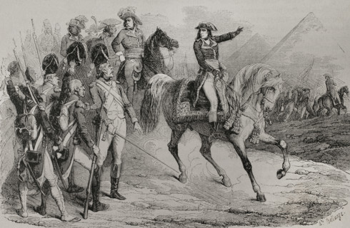 Napoleonic Wars: French Invasion of Egypt, (1798-1801), Battle of the Pyramids, (July 1798), 1879. Creator: Unknown.