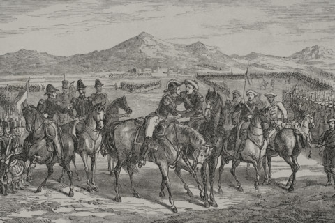 The Embrace of Vergara (August 31, 1839), 1879. Creator: Unknown.