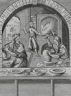 Basin maker, 16th century, (1878). Creator: Unknown.
