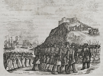 Battle of Collioure, (20-23 December 1793), 1851.  Creator: Unknown.