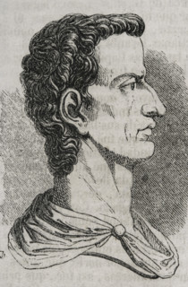 Tiberius, (42 BC-37 AD), second Roman emperor, Julio-Claudian dynasty, 1852.  Creator: Unknown.