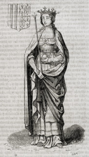 Violant of Bar, (c1365-1431), Queen consort of Aragon by marriage, as 2nd wife of the king, 1852. Creator: Tomás Carlos Capuz.
