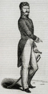 Juan Martín Díez, known as El Empecinado, (Castrillo de Duero, 1775-Roa, 1825), Leader..., 1853. Creator: Ildefonso Cibera.