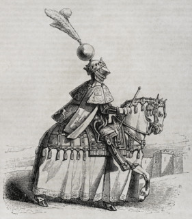 King John II wearing battle uniform, 15th century, 1852.  Creator: Unknown.
