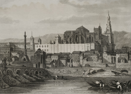 View of the Mosque and the Alcazar, Cordoba, Spain, 1853. Creator: Antonio Roca Sallent.