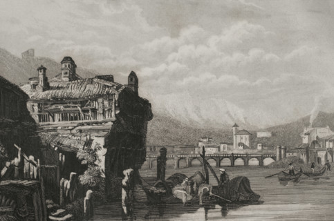 Irun, Guipuzcoa province, Basque Country, Spain, 1853.  Creator: Antonio Roca Sallent.