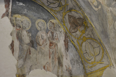 Fresco, Cristo de la Luz Shrine, Toledo, Castile-La Mancha, Spain, 2022.  Creator: LTL.