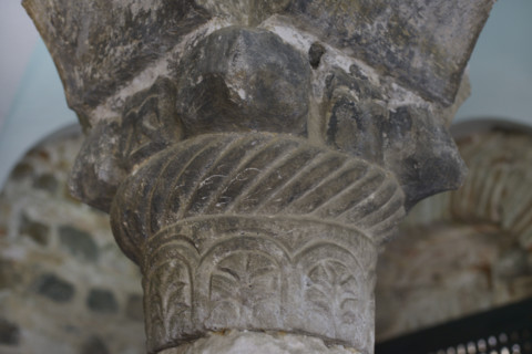 Visigothic capital, Cristo de la Luz Shrine, Toledo, Castile-La Mancha, Spain, 2022.  Creator: LTL.