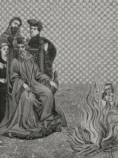Disciples of the Parisian philosopher and theologian Amalric of Bena tried in 1210...1877.  Creator: Unknown.