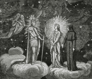 The Divine Comedy, (1307-1321): The Paradise, 1888. Creator: Jean Edouard Dargent.