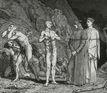 The Divine Comedy, (1307-1321): Inferno (Hell), 1888. Creator: Jean Edouard Dargent.