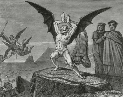 The Divine Comedy, (1307-1321): Inferno (Hell), 1888. Creator: Jean Edouard Dargent.