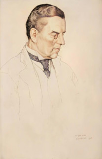 Portrait of the Right Hon. Joseph Chamberlain, 1903. Creator: William Strang.
