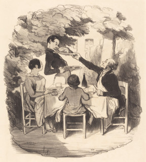 Ah! il est frais..., 1846. Creator: Honore Daumier.