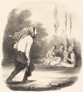 Le Plus farceur de la société, 1847. Creator: Honore Daumier.