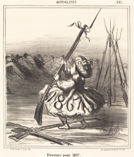 Étrennes pour 1867, (1866).  Creator: Honore Daumier.