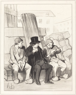 - Ainsi, donc mon ami, à vingt deux ans..., 1844. Creator: Honore Daumier.