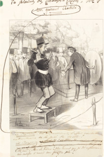 Un Guerrier Électrisé, 1844.  Creator: Honore Daumier.