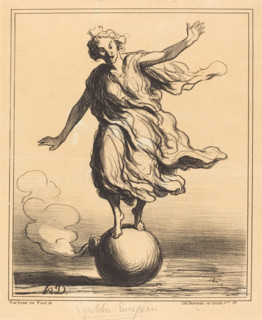 Équilibre Européen, 1867. Creator: Honore Daumier.