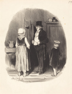 Comment!... tous mes moutons sont morts de la pépie..., 1845.  Creator: Honore Daumier.