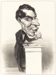 H.M. Augustin Corne, 1849. Creator: Honore Daumier.