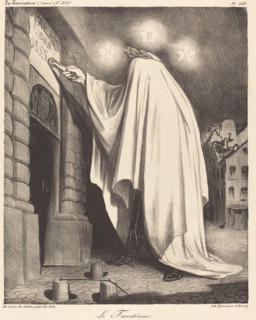 Le Fantôme...., 1835. Creator: Honore Daumier.