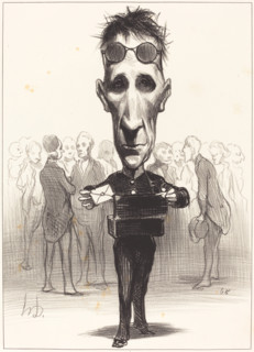 Félix Saint-Priest, 1849. Creator: Honore Daumier.