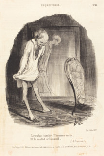 Le coton tombe, l'homme reste..., 1840. Creator: Honore Daumier.