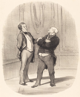 - Il y a la guerre...., les loyers vont peut-être diminuer..., 1859.  Creator: Honore Daumier.