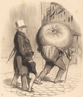 Une leçon de botanique, 1852. Creator: Honore Daumier.