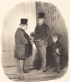 Ah! vous êtes fort en vers latins, jeune homme..., 1847. Creator: Honore Daumier.