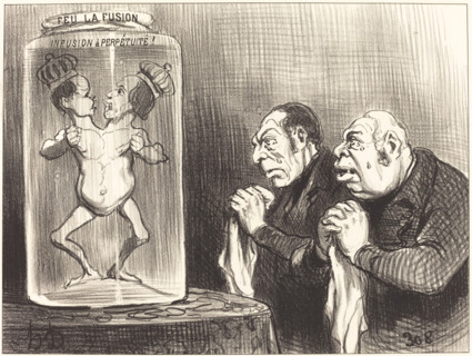 Regrets Superflus!, 1851. Creator: Honore Daumier.