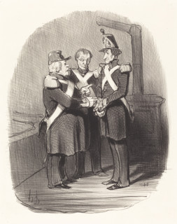 Expliquez-moi donc, monsieur Badoulard..., 1851. Creator: Honore Daumier.