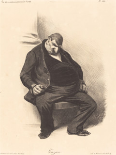 Gazan, 1835. Creator: Honore Daumier.